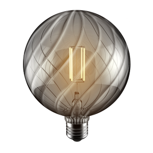 Crompton 21860 LED Decorative Solis Globe G125 Smoke 4.5W 1800K ES-E27