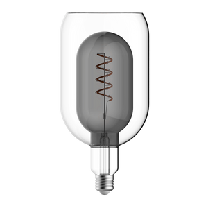 Crompton 22003 LED Decorative Nucleus Tumbler E125 Smoke 4.5W 1800K ES-E27