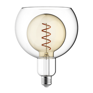 Crompton 21976 LED Decorative Nucleus Globe G125 Golden 4W 1800K ES-E27