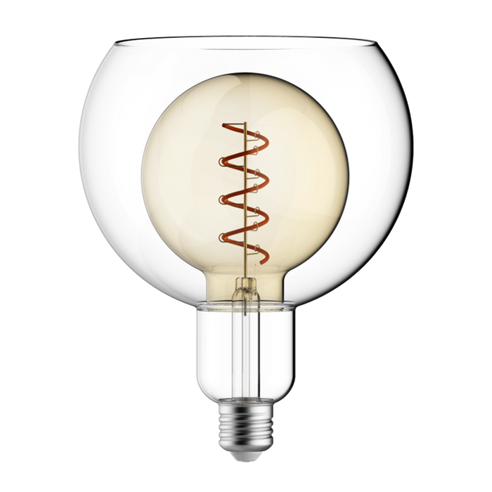 Crompton 21976 LED Decorative Nucleus Globe G125 Golden 4W 1800K ES-E2 ...