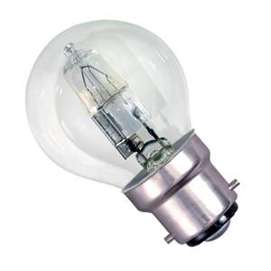 Halogen E/S Round 240v 28w B22d Clear 45mm Golf Ball - Girard Sudron - GS5128