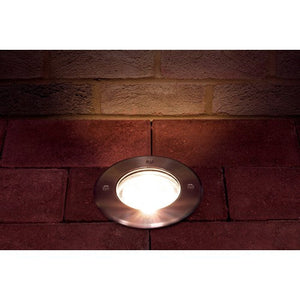 Integral LED Outdoor In Ground Uplight With H2O Stop Ip67 1270Lm 20.5W 3000K Uplight 35° Stainless Steel With H2O Stop Integral  - ILGDA007