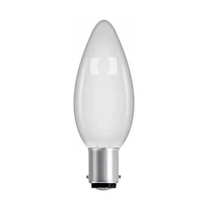 Bellight 40W 35mm Opal Candle 230-240V SBC B15 2700K Warm White