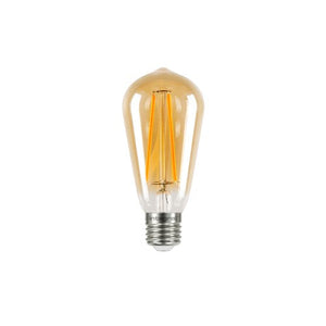 Integral LED Sunset St64 Bulb E27 170Lm 2.5W 1800K Non-Dimm 300 Beam Amber Integral  - ILST64E27N001