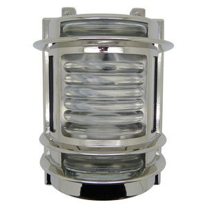 09898 Solid Brass Navigator Wall Light - Mirror Nickel Navigator Range of Marine Bulkheads Lampfix - Sparks Warehouse