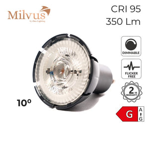 Zico Colour Balance GU10 Dimmable Spotlight 7W 2200K 10° Dimmable
