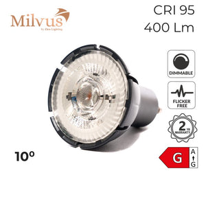 Zico Colour Balance GU10 Dimmable Spotlight 7W 2700K 10° Dimmable