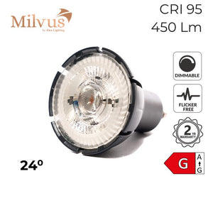 Zico Colour Balance GU10 Dimmable Spotlight 7W 2700K 24° Dimmable