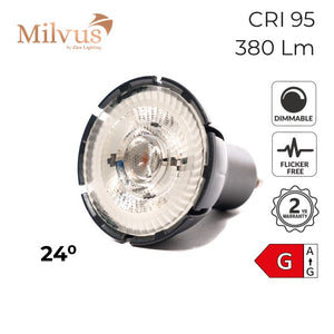 Zico Colour Balance GU10 Dim to Warm Spotlight 7W 2000 - 3000K 24° Dim-to-Warm