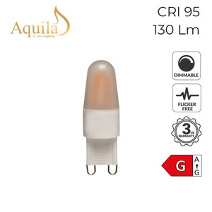 Zico Mini G9 Frosted 2W 2700K Light Bulb Dimmable