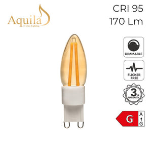 Zico G9 Amber 3W 2200K Light Bulb Dimmable