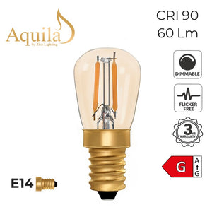 Zico Pygmy ST26 Amber 1W 2200K E14 Light Bulb Dimmable