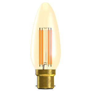Filament LED 3.3w B22d Vintage Amber 2000K Dimmable - BELL - 60811