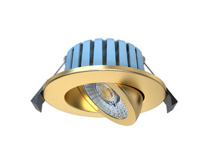 Forum Lighting Spa Eden 7w 360deg CCT Dimm Adj Downlight IP65 SBrs - SPA-41111-SBRS - Satin brass