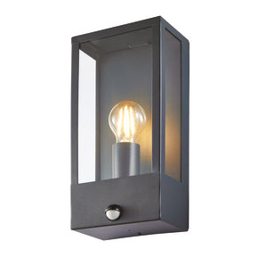 Forum Lighting Zinc Minerva E27 Wall Lant w PIR Anthracite - ZN-32070-ANTH - Anthracite