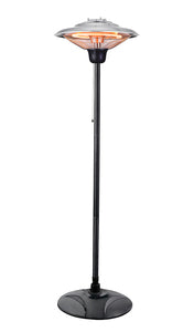 Forum Lighting Radiant Coral 1500w FS Carbon Elem Patio Heater Silver - ZR-38155-SIL - Silver