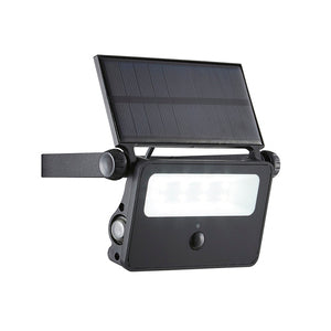 Forum Lighting Zinc 2w Solar Powered Security Light w PIR 6000k Black - ZN-37052-BLK - Black