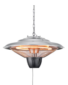 Forum Lighting Radiant Coral 1500w Outdoor Halogen Pendant Heater Silver - ZR-38529-SIL - Silver
