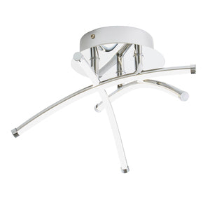 Forum Lighting Spa Mandra Cross-Over LED Ceiling IP44 Chrome - SPA-36140-CHR - Chrome