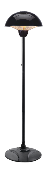 Forum Lighting Radiant Onyx 1500w FS Halogen Elem Outdoor Heater Black - ZR-38834-BLK - Gloss black