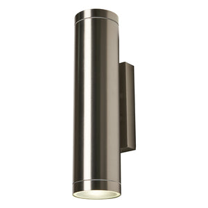 Forum Lighting Zinc Brean Up & Down GU10 Wall Light IP44 SST - ZN-42019-SST - Stainless Steel