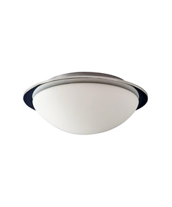 Forum Lighting Spa Opie 12w LED Glass Dome Flush Chrome - SPA-41694-CHR - Chrome
