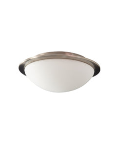 Forum Lighting Spa Opie 12w LED Glass Dome Flush Satin Nickel - SPA-41694-SNIC - Satin Nickel