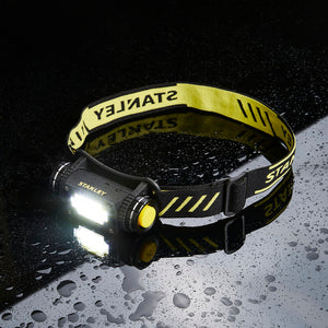 Forum Lighting Stanley Stanley LED Head Torch with Magnet. 300 Lumens - SXLS50100E - Black/Yellow