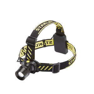 Forum Lighting Stanley Stanley LED Adjustable Head Torch. 300 Lumens - SXLS50101E - Black/Yellow