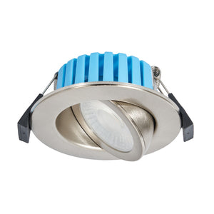 Forum Lighting Spa Eden 7w 360deg CCT Dimm Adj Downlight IP65 Snic - SPA-41111-SNIC - Satin Nickel