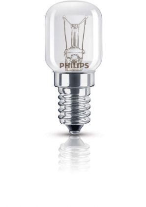 Philips App 26W E14 230-240V T25 CL OV 1CT - SpecialtyBulb Appliances 26W E14 230V Clear Dimmable | Oven