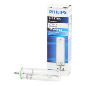 Philips MASTERC CDM-Tm Mini 35W/930 PGJ5 1CT/12 - MASTERColour PGJ5 CDM-Tm Elite Mini 35W - 930 Warm White | Best Colour Rendering