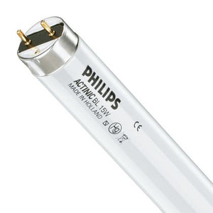 Philips Actinic BL TL-D 15W/10 1SL/25 - T8 Actinic BL 15W - Blacklight | 44cm - DISCONTINUED