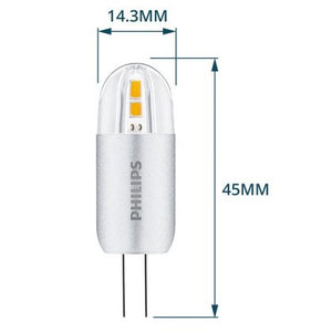 Philips CorePro LEDcapsuleLV 2-20W G4 827 - Corepro LEDcapsule G4 2W 200lm - 827 Extra Warm White | Replaces 20W