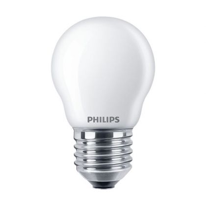 Philips CLA LEDLuster ND 4.3-40W P45 E27 FR - Classic LED E27 Ball Frosted 4.3W 470lm - 827 Extra Warm White | Replaces 40W