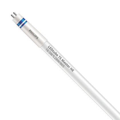 Philips MAS LEDtube HF 1200mm HE 16.5W 865 T5 InstantFit - LED Tube T5 MASTER (HF) High Efficiency 16.5W 2500lm - 865 Daylight | 115cm - Replaces 28W