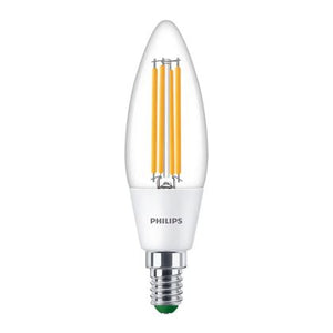 Philips MASTER LEDcandle E14 Filament Clear 2.3W 485lm - 840 Cool White | Replaces 40W