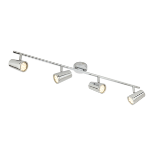 Forum Lighting Spa Freya 4lt GU10 Spot Bar IP44 Chrome - SPA-35081-CHR - Chrome