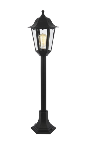 Forum Lighting Coast Bianca 6 PanTall Post Lant Blk - CZ-25148-BLK - Black