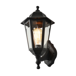 Forum Lighting Coast Bianca Up Down 6 Pan WL Blk - CZ-25145-BLK - Black