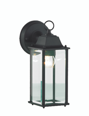 Forum Lighting Zinc Ceres Bevelled Glass Lant Blk - ZN-20955-BLK - Black