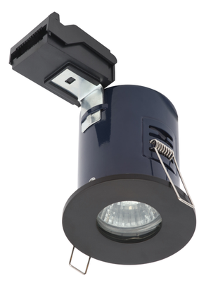 Forum Lighting Electralite Yate IP65 Fire Rat Showerlight Matt Black - ELA-27467-MBLK - Matt Black