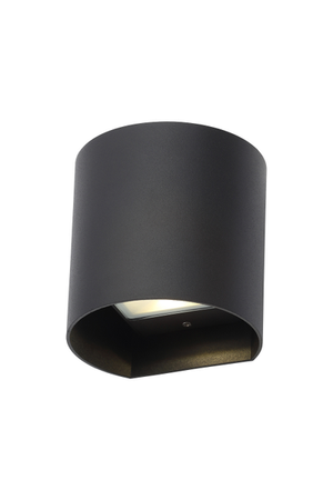 Forum Lighting Zinc Maui Alu UpDown LED WL 6w 4K Blk - ZN-29995-BLK - Black