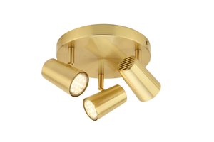 Forum Lighting Inlight Harvey Spot 3lt Plate SatBrass - INL-31776-SBRS - SatBrass