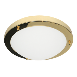 Forum Lighting Spa Delphi 2 X E27 Flush Brass - SPA-34050-BRS - Brass