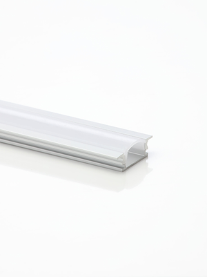 Forum Lighting Electralite 2m Aluminum Recessed Profile Silver/Opal Cover - ELA-34308 - Aluminium