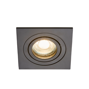 Forum Lighting Inlight Pasto Single Alum Sq Adj DL GU10 Matt black - INL-38617-BLK - Black