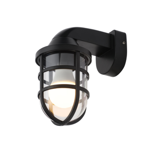 Forum Lighting Coast Jura 1 x E27 ABS+PC Wall Light Black IP44 - CZ-35742-BLK - Black