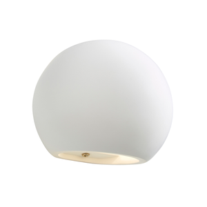 Forum Lighting Inlight Martos Round Up/Down Plaster Wall Light White - INL-37222 - White