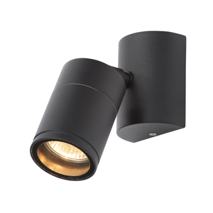 Forum Lighting Zinc Islay 1L GU10 Wall Spot Black 316 SStl - CZ-29321-BLK - Black